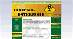 Desktop Screenshot of bikepark-osternohe.de