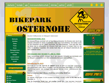 Tablet Screenshot of bikepark-osternohe.de